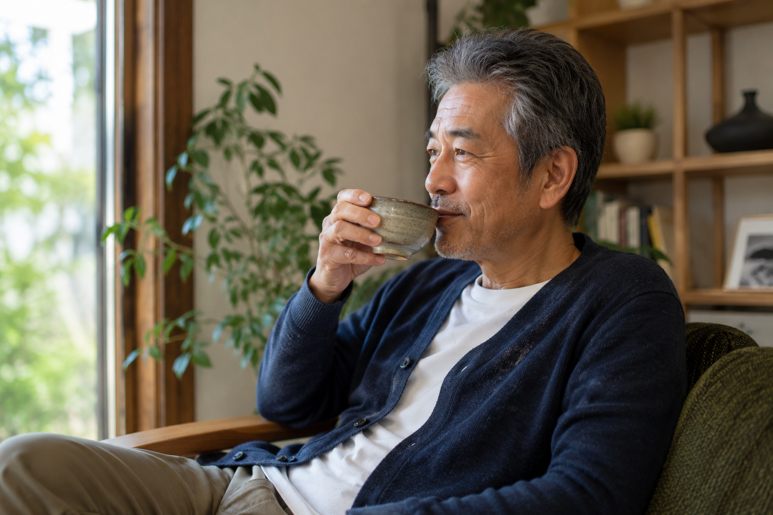 自宅でリラックス